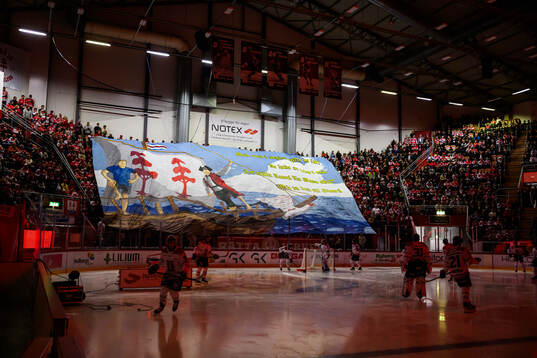 Timråpubliken med tifo