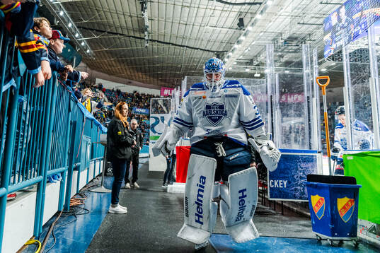Karlskogas målvakt Lars Volden