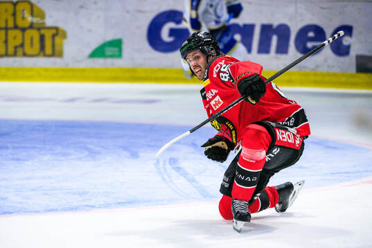 Luleås Mathias Bromé jublar