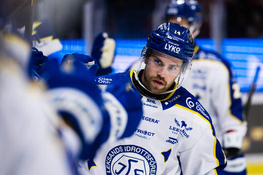 Leksands Oskar Lang jublar