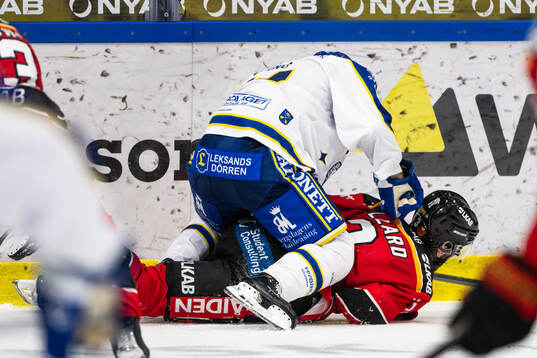 Leksands Oskar Lang och Luleås Frederic Allard