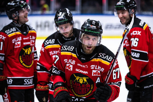 Luleås Linus Omark jublar