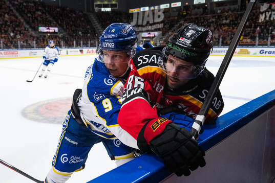 Leksands Patrik Zackrisson och Luleås Mathias Bromé