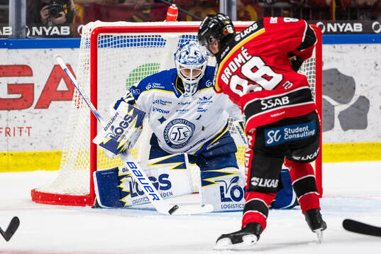 Leksands målvakt Jakob Hellsten