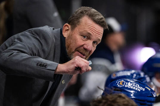 Leksands tränare Charles Berglund