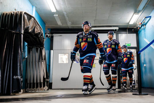 Djurgårdens Linus Klasen och Dick Axelsson