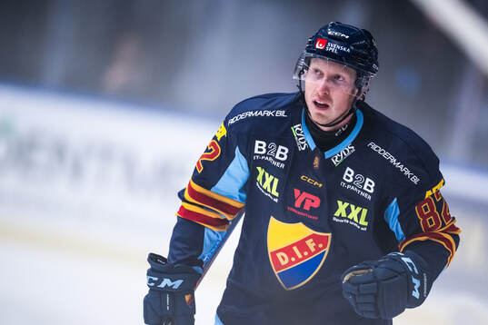 Djurgårdens Colby Sissons jublar