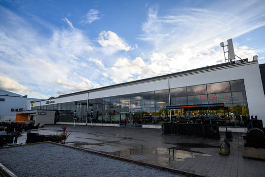 Exteriör vy av ABB Arena