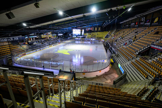 Interiör vy av ABB Arena