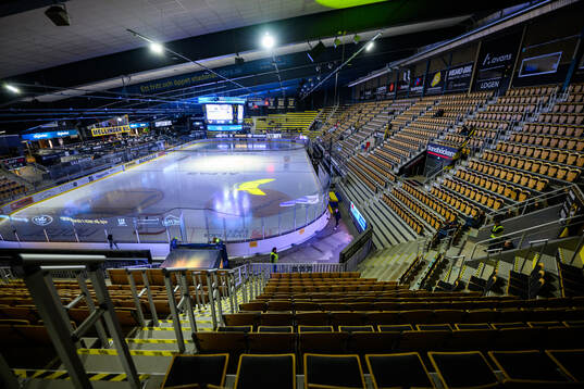 Interiör vy av ABB Arena