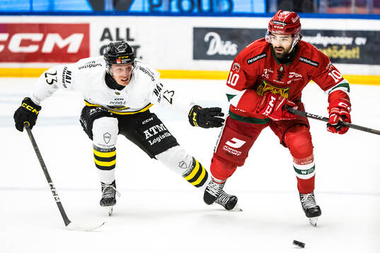AIKs Oliver Tärnström och Moras Max Martin