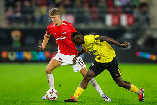 ALKMAAR - 25-09-2024, AFAS Stadium. UEFA Europa League,