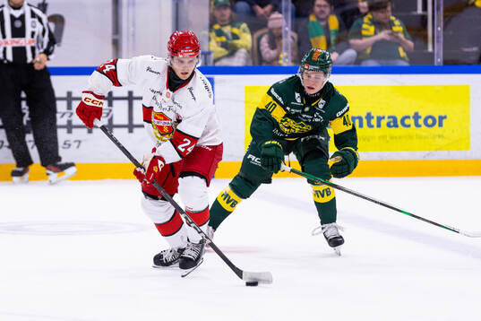 Almtunas Elliot Ekmark och Björklövens Alfons Freij