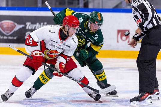 Almtunas Elliot Ekmark och Björklövens Joel Mustonen