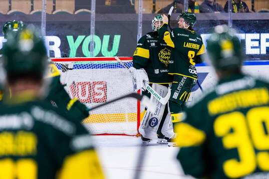 Björklövens målvakt Melker Thelin