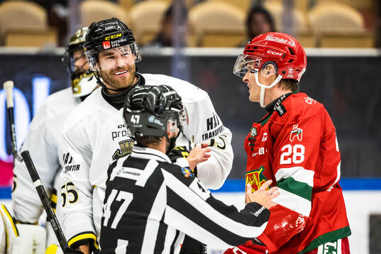 AIKs Hampus Falk och Moras Gabriel Säll