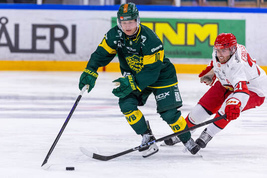 Björklövens Marcus Nilsson och Almtunas William Eriksson