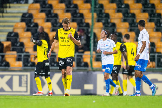 Mjällbys Alexander Johansson deppar