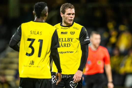 Mjällbys Jacob Bergström deppar