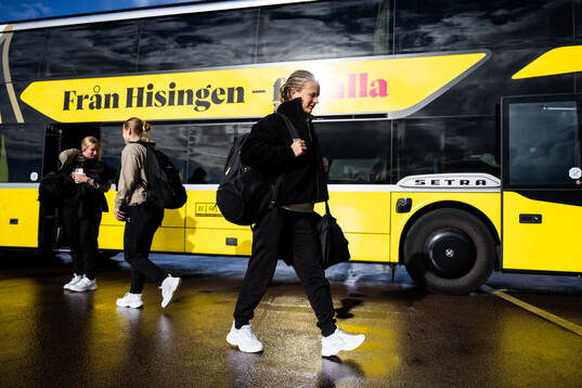Filippa Curmark of Häcken travel to London