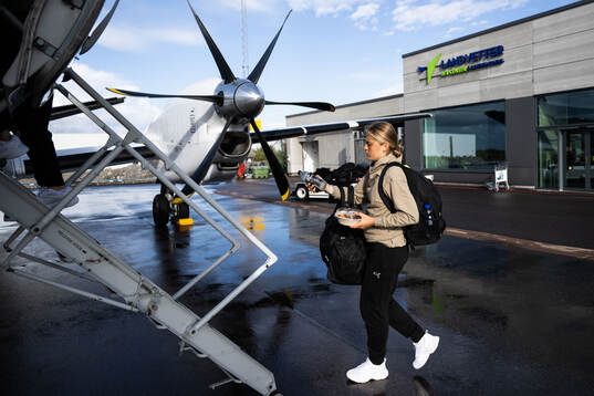 Paulina Nyström of Häcken travel to London