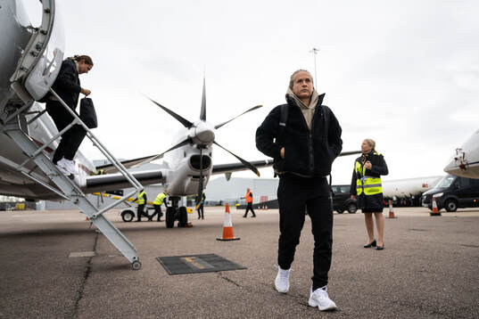 Filippa Curmark of Häcken travel to London