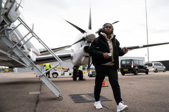 Bläddra bland fler bilder av Football, UEFA Women's Champions League Qualification, Häcken, Travel