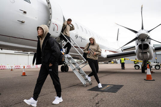 Elma Junttila Nelhage of Häcken travel to London