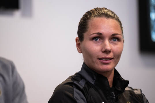 Goalkeeper Jennifer Falk