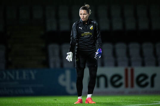 Goalkeeper Jennifer Falk