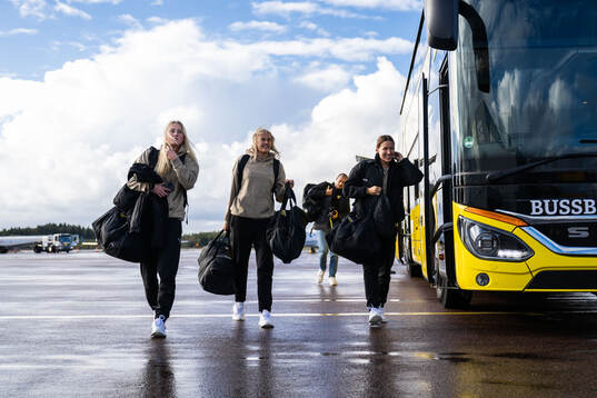 Alexandra Larsson, Elma Junttila Nelhage and Tabby Tindell