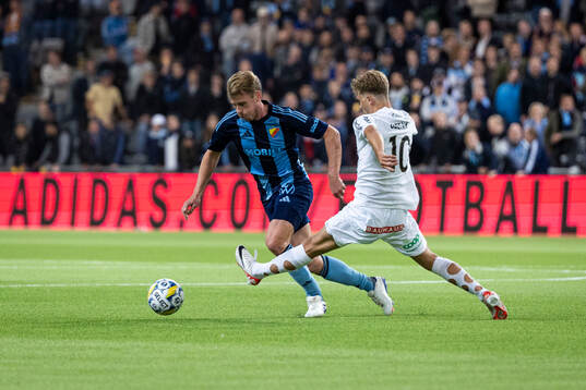 Djurgårdens Rasmus Schuller och Brommapojkarnas Wilmer