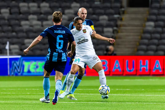 Brommapojkarnas Nikola Vasic och Djurgårdens Marcus