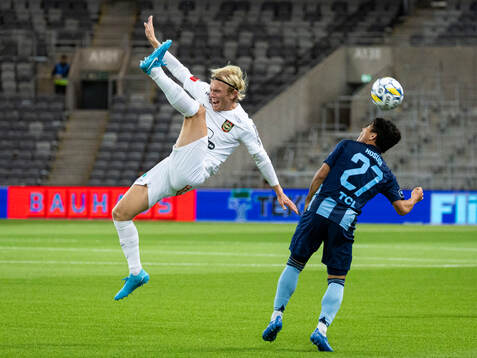 Brommapojkarnas Alexander Jensen och Djurgårdens Keita
