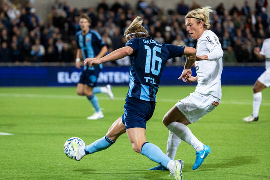 Djurgårdens Tobias Gulliksen och Brommapojkarnas Alexander
