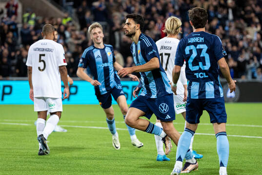 Djurgårdens Deniz Hummet jublar
