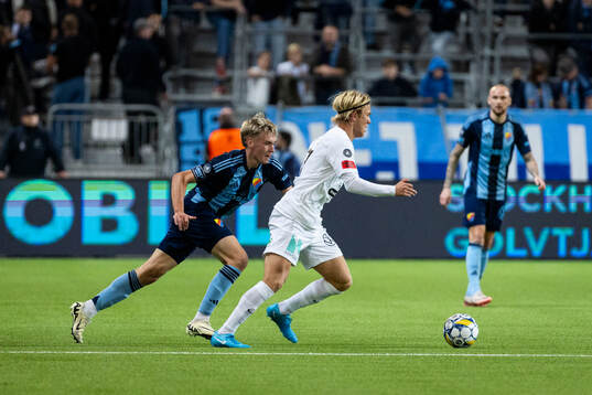 Djurgårdens Santeri Haarala och Brommapojkarnas Alexander