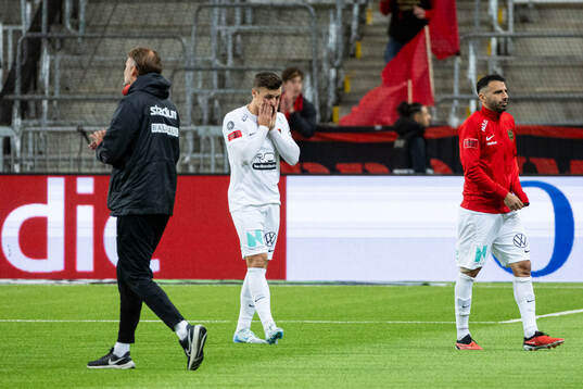 Brommapojkarnas Adam Skanning Jakobsen  deppar