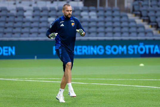Djurgårdens målvakt Oscar Jansson
