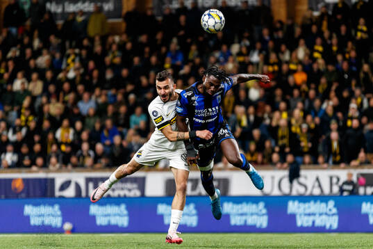 AIKs Ioannis Pittas och Sirius Patrick Nwadike