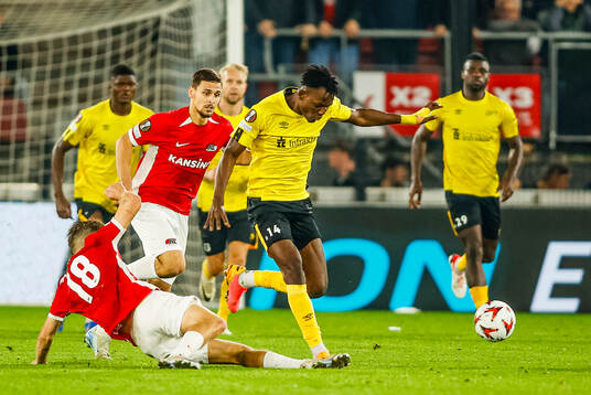 ALKMAAR - 25-09-2024, AFAS Stadium. UEFA Europa League,