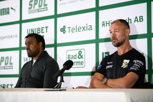 Västerås tränare Kalle Karlsson och IFK Göteborgs