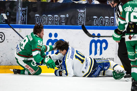 Rögles Filip Johansson och Leksands Anton Johansson
