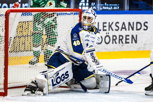 Leksands målvakt Mantas Armalis