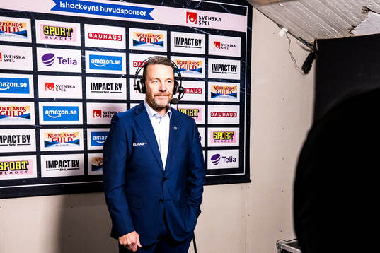 Leksands tränare Charles Berglund