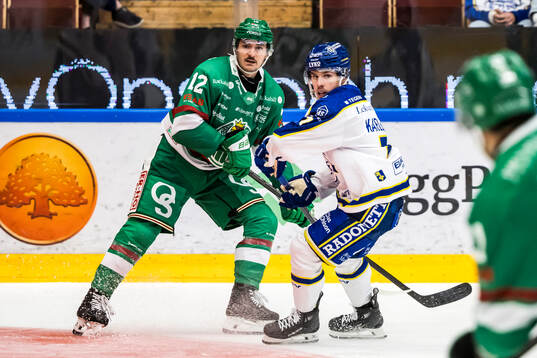 Rögles Brady Ferguson och Leksands Marcus Karlberg