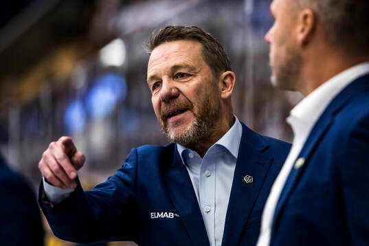 Leksands ´tränare Charles Berglund