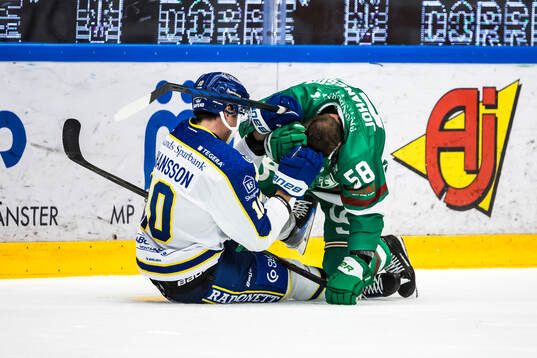Leksands Anton Johansson och Rögles Filip Johansson