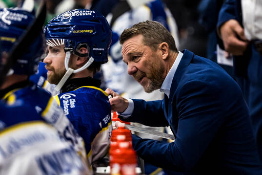Leksands tränare Charles Berglund