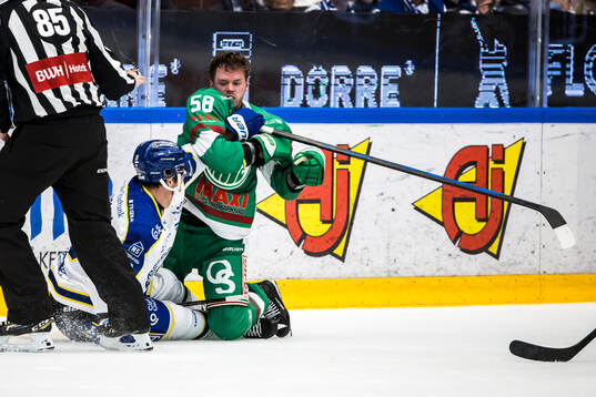 Leksands Anton Johansson och Rögles Filip Johansson